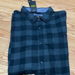 Lee Men's Dark Checkered Shirt